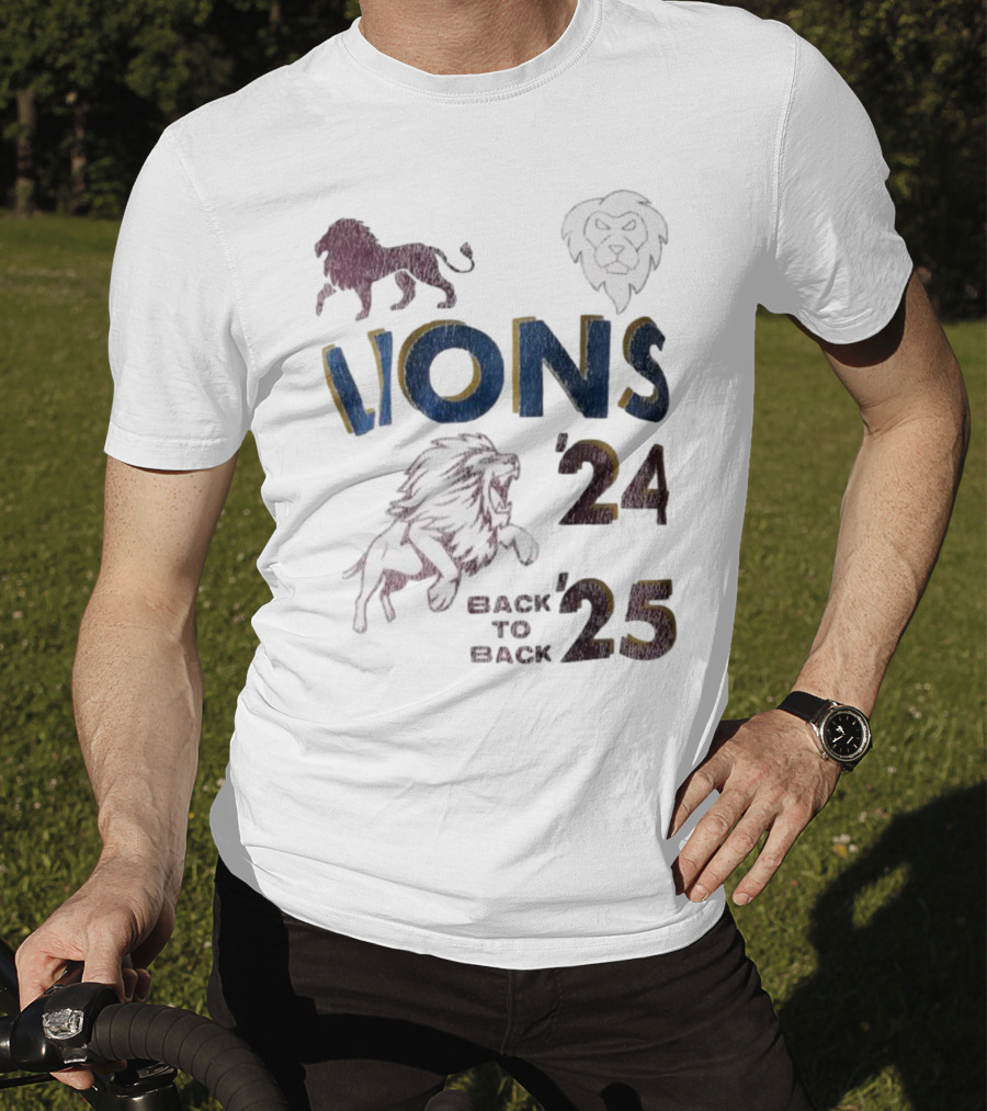 Lions Pride Back To Back '24 '25 T-Shirt