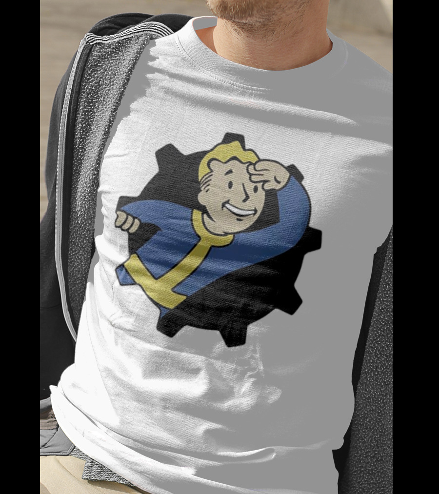 Fallout Vault Boy Lookout Iconic Pose T-Shirt