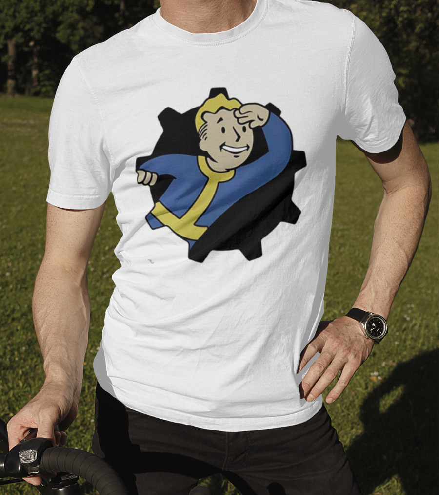 Fallout Vault Boy Lookout Iconic Pose T-Shirt