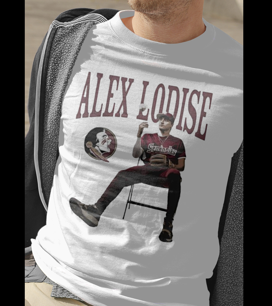 Florida State Seminoles Alex Lodise FSU Baseball Seminoles Icon T-Shirt