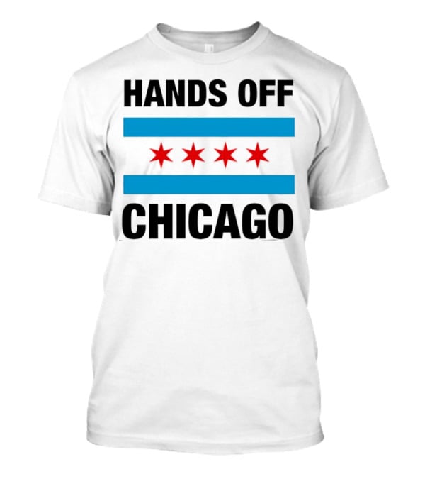 Chicago Flag Iconic Four Red Stars Blue Stripes T-Shirt