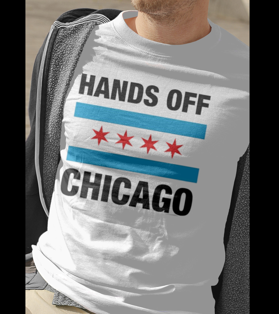 Chicago Flag Iconic Four Red Stars Blue Stripes T-Shirt