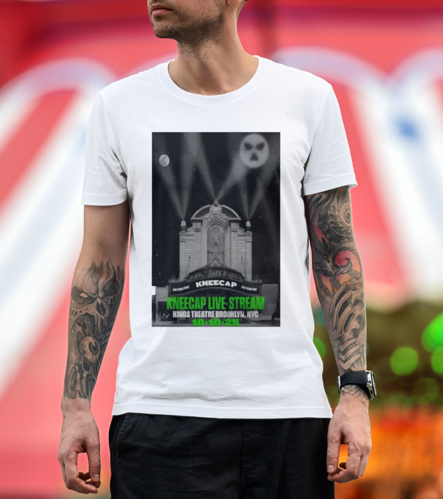Kings Theatre Kneecap Live Stream Brooklyn NYC 10.10.25 T-Shirt