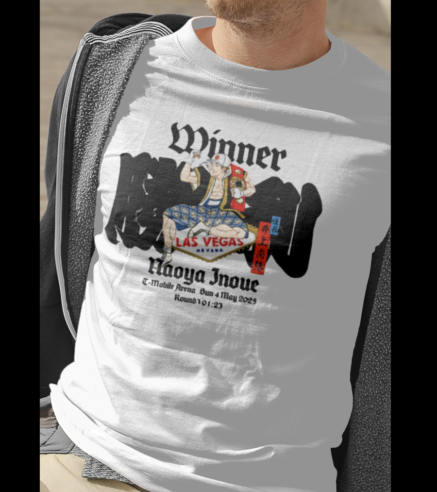 Monster Naoya Inoue Winner Las Vegas Nevada August 25 Round 10 323 T-Shirt