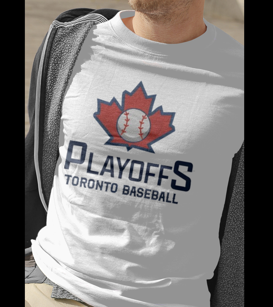 Toronto Baseball Playoffs Maple Leaf Icon T-Shirt
