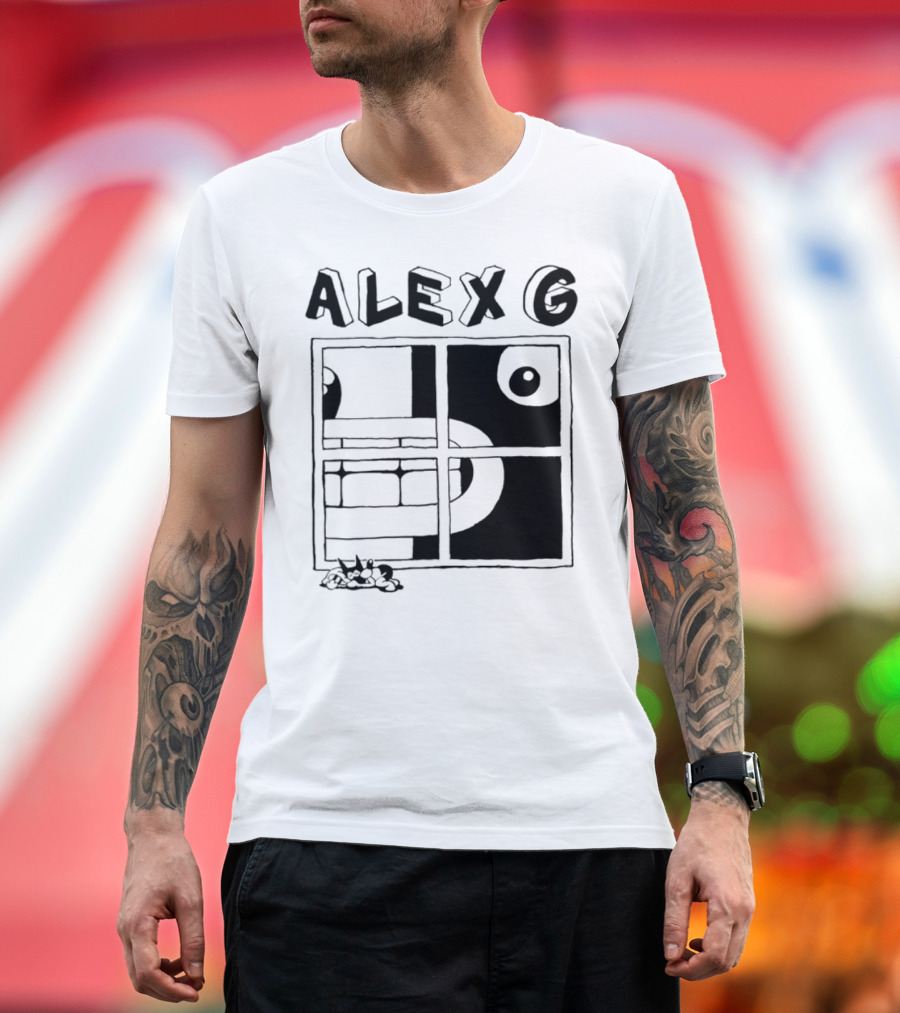 Alex G Concert Tour Music Window Design T-Shirt