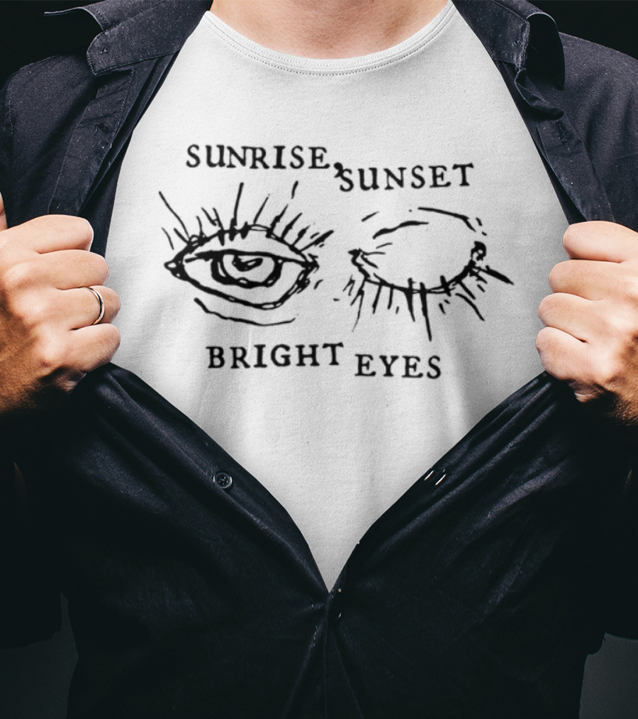 Bright Eyes Sunrise Sunset Youth Lagoon Collaboration T-Shirt