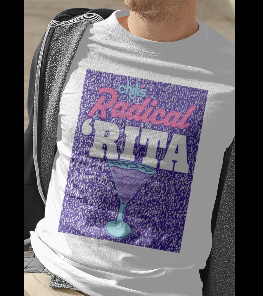 Chili's Radical Rita Retro Cocktail Margarita Vibes T-Shirt