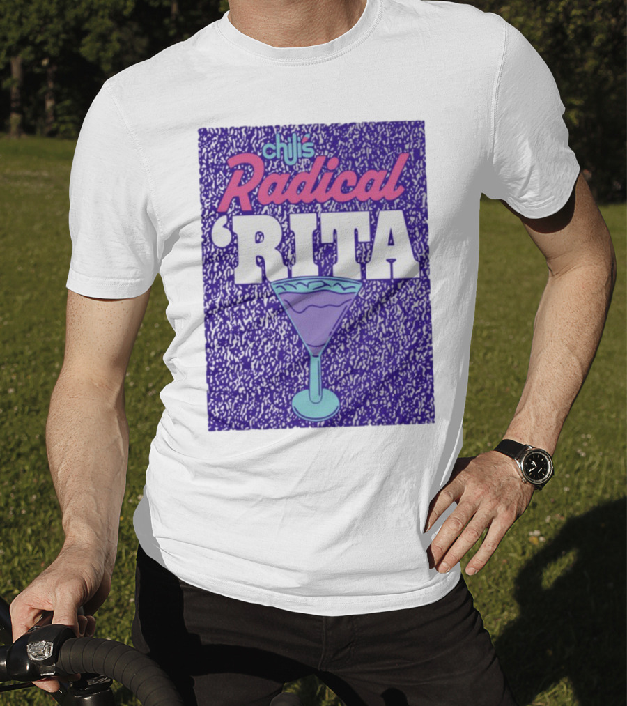 Chili's Radical Rita Retro Cocktail Margarita Vibes T-Shirt
