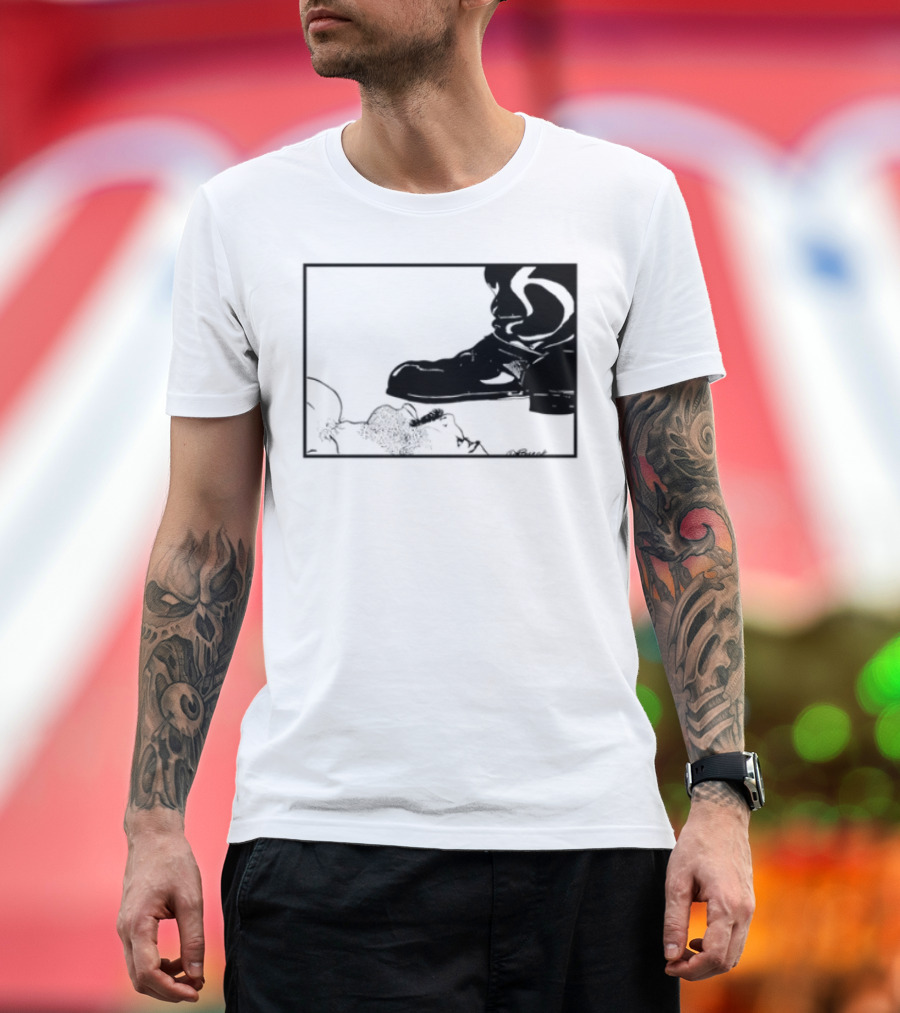 Gay Leather Boot LGBTQ Boseck Bondage Pride T-Shirt