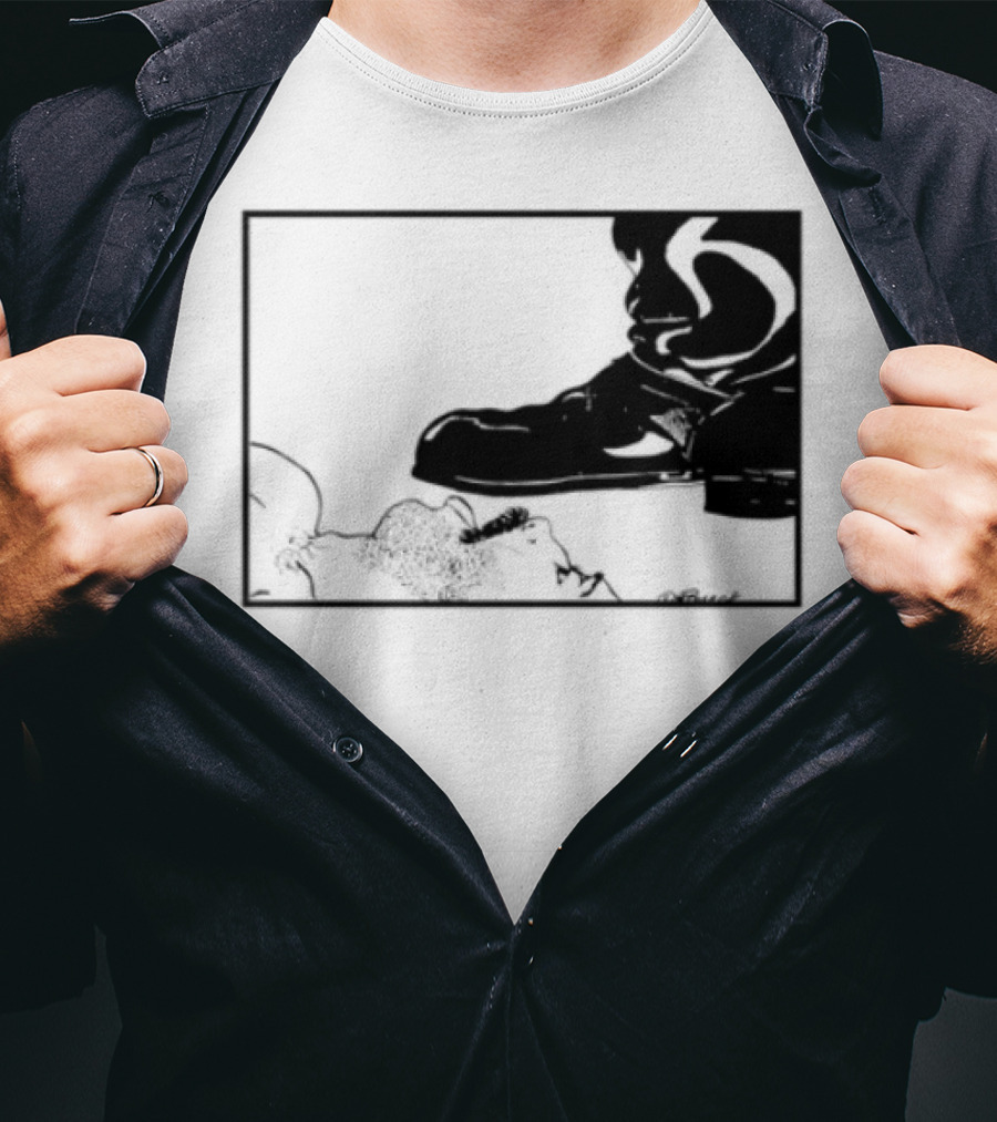 Gay Leather Boot LGBTQ Boseck Bondage Pride T-Shirt