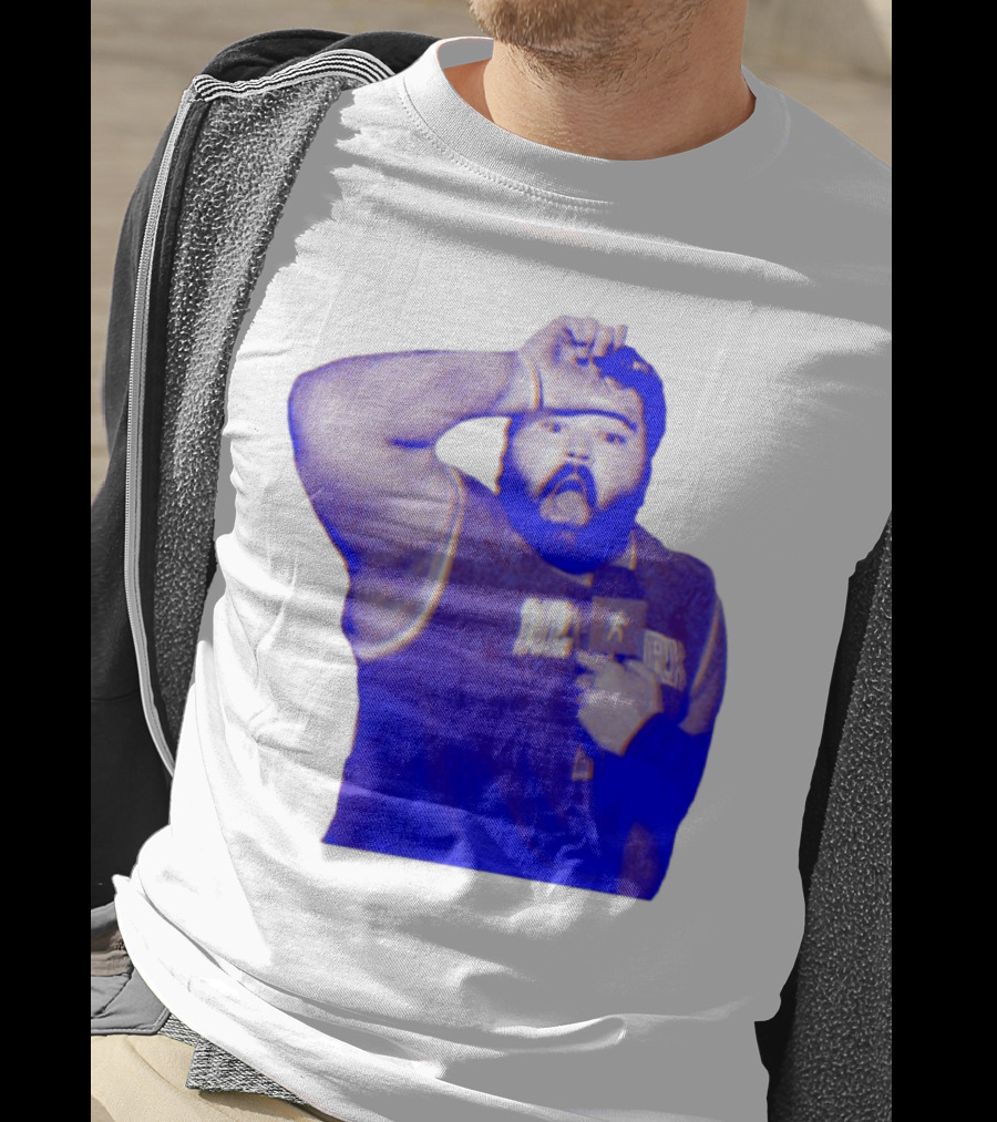 Karltowns Wearing Jason Dantona NYC Basketball Theme Blue Tone T-Shirt