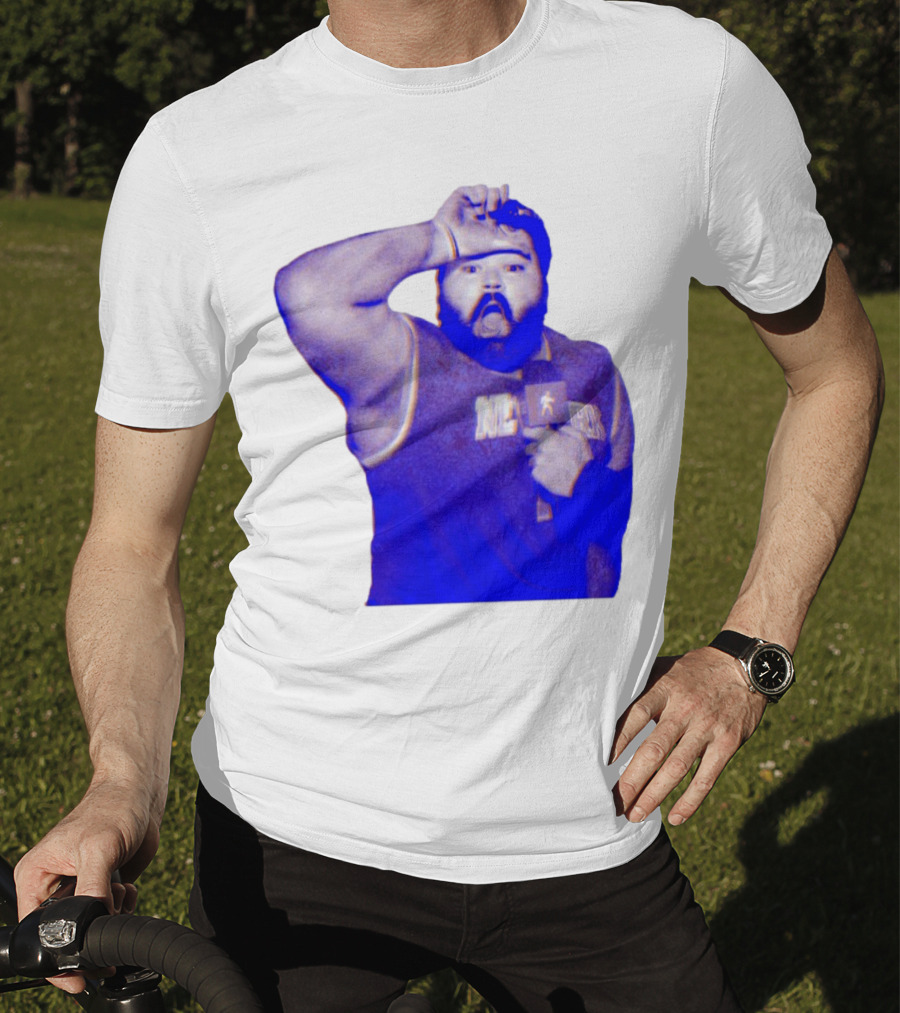 Karltowns Wearing Jason Dantona NYC Basketball Theme Blue Tone T-Shirt