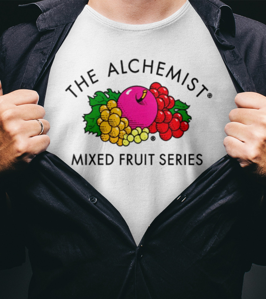 The Alchemist Limited Edition Mixed Fruit Pink Yellow Red Grapes Series T-Shirt