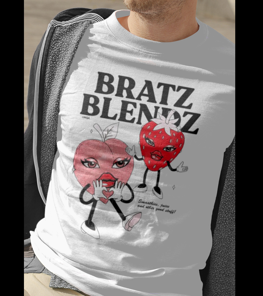 Sad Patron Stylin Bratz Blendz Fruit Characters T-Shirt