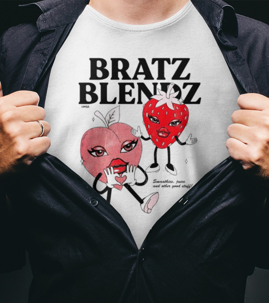 Sad Patron Stylin Bratz Blendz Fruit Characters T-Shirt