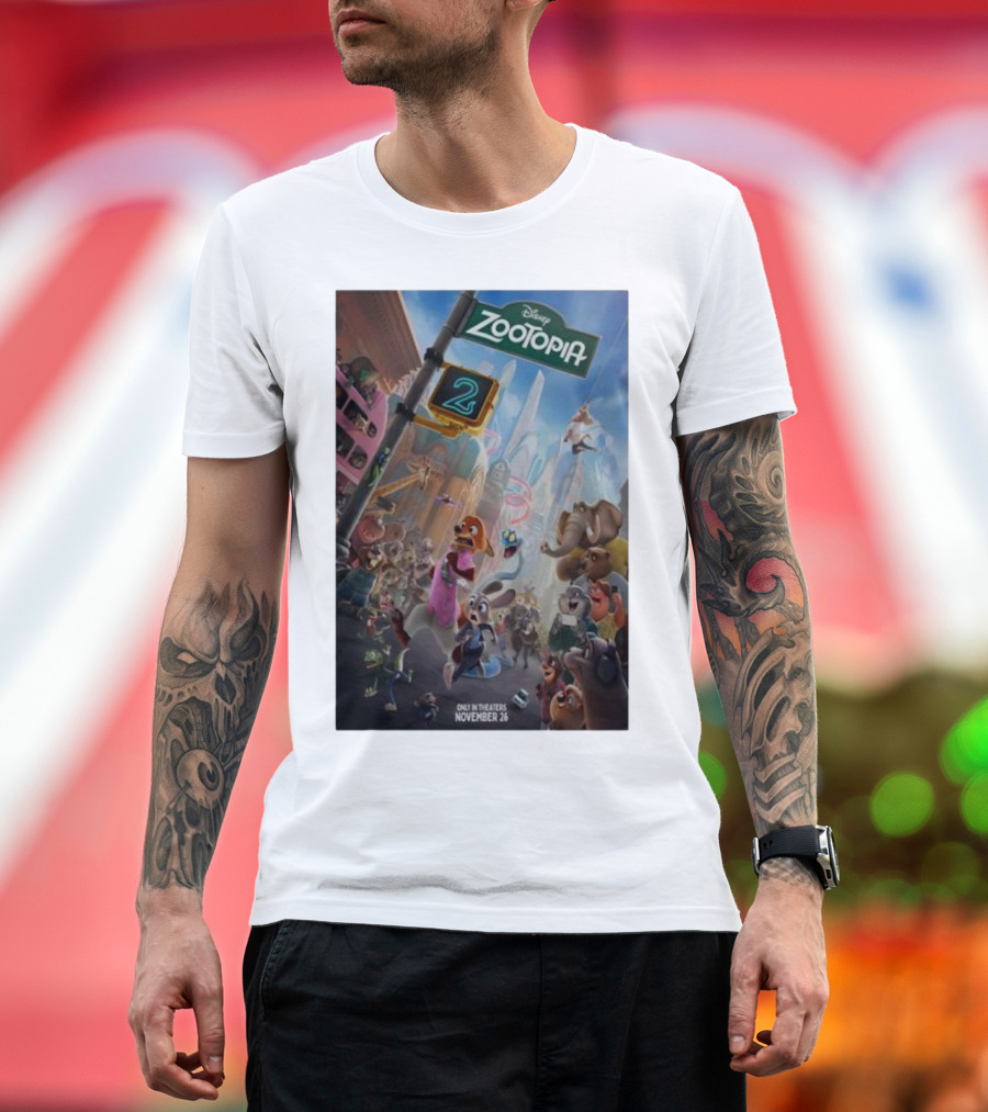 Disney Zootopia 2 Movie November 26 Only In Theaters T-Shirt