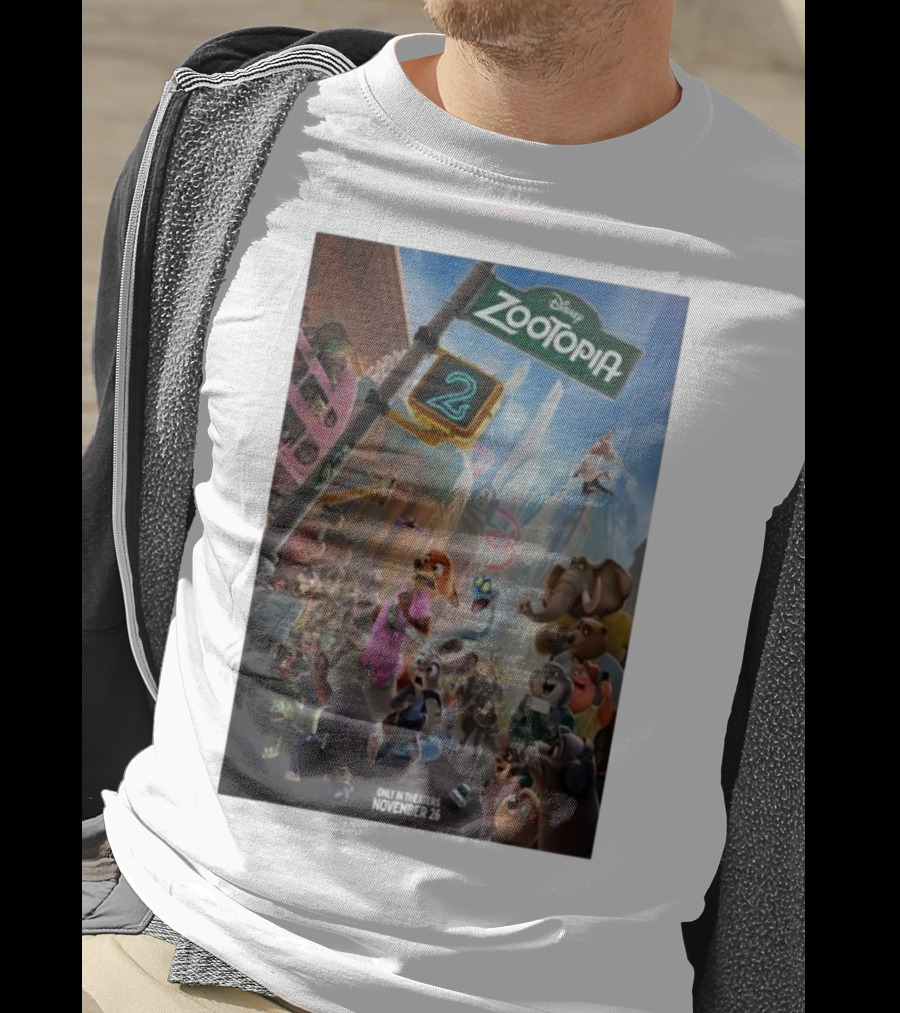 Disney Zootopia 2 Movie November 26 Only In Theaters T-Shirt