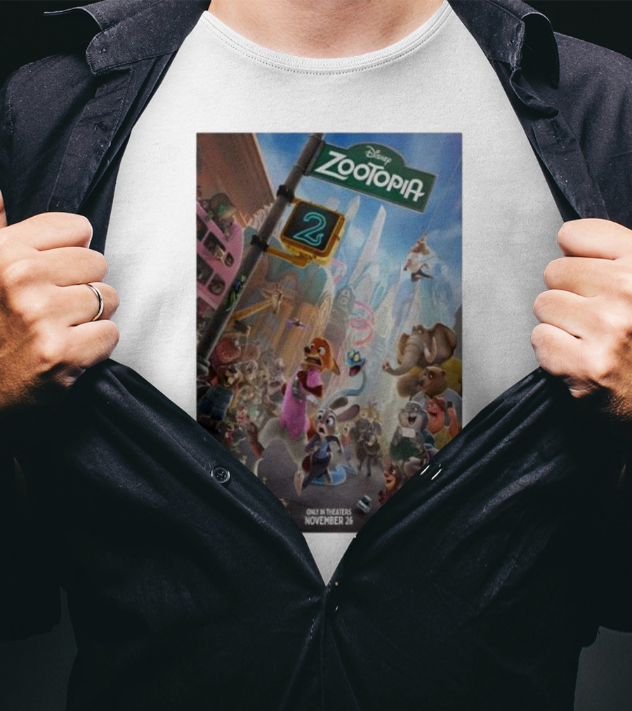 Disney Zootopia 2 Movie November 26 Only In Theaters T-Shirt