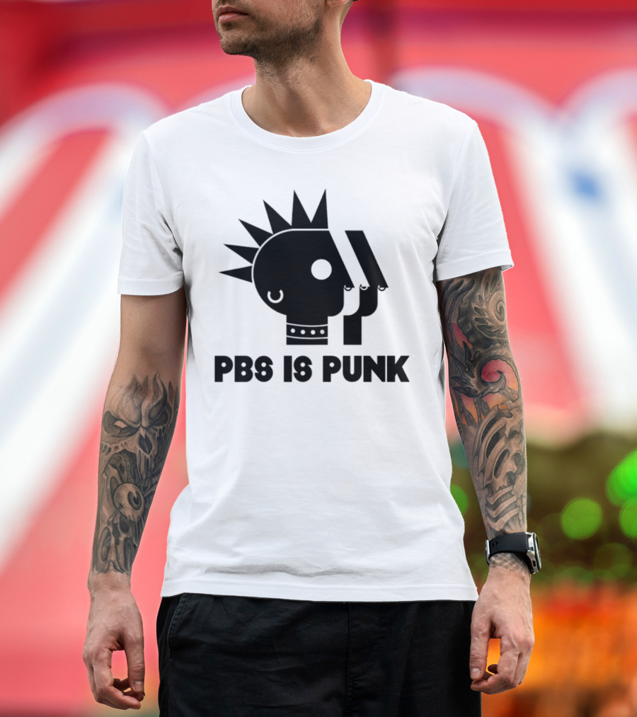 Two Crow Collective PBS Is Punk Vintage Cassette Vinyl Roots T-Shirt