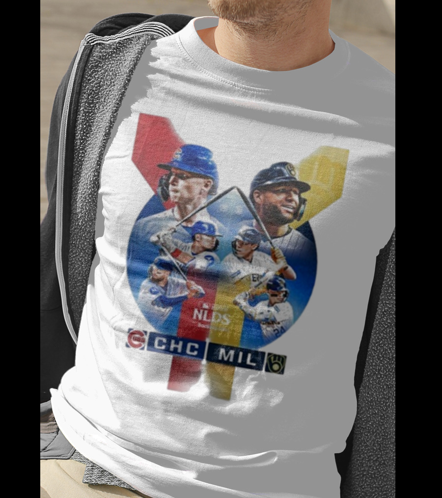 2025 MLB Postseason Chicago Cubs Vs Milwaukee Brewers NLDS Matchup T-Shirt