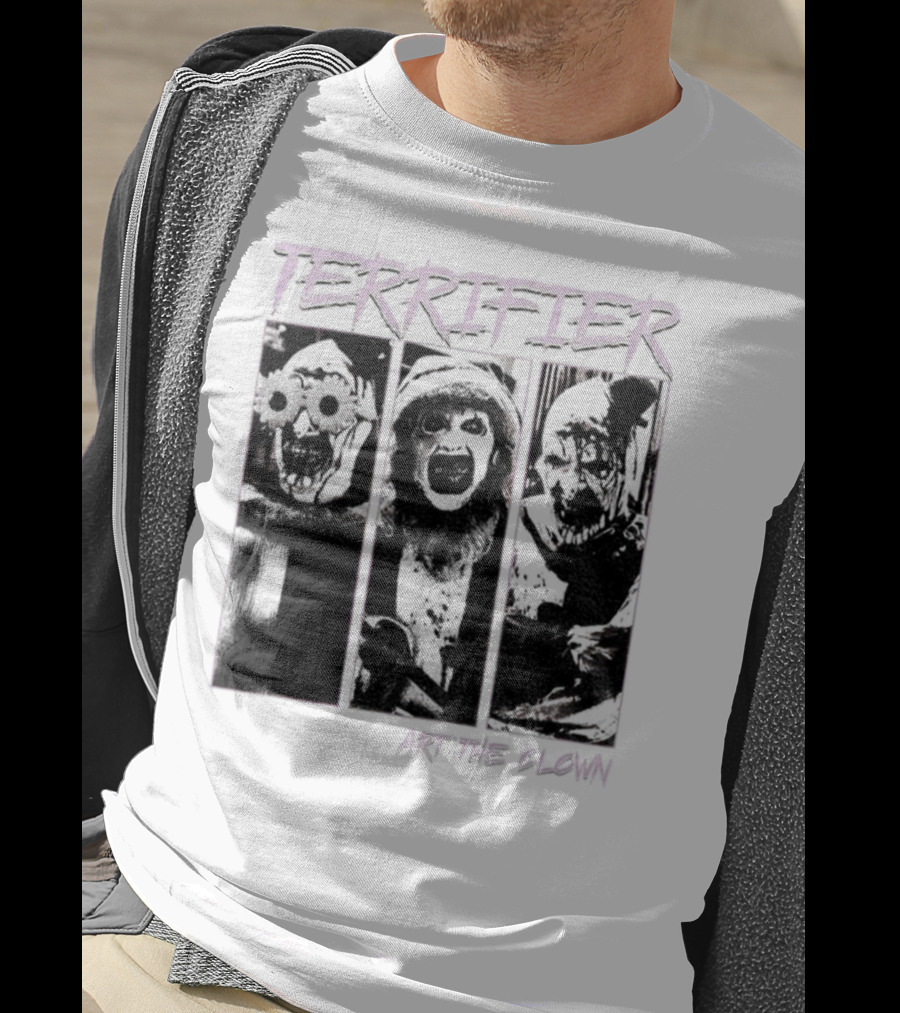 Terrifier Art The Clown Horror Halloween Spooky Clown T-Shirt