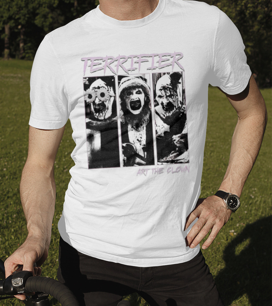 Terrifier Art The Clown Horror Halloween Spooky Clown T-Shirt