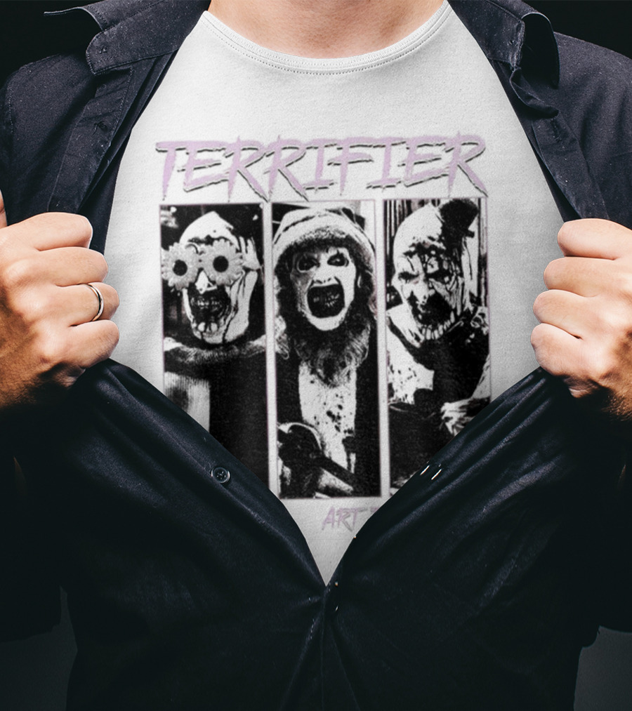 Terrifier Art The Clown Horror Halloween Spooky Clown T-Shirt