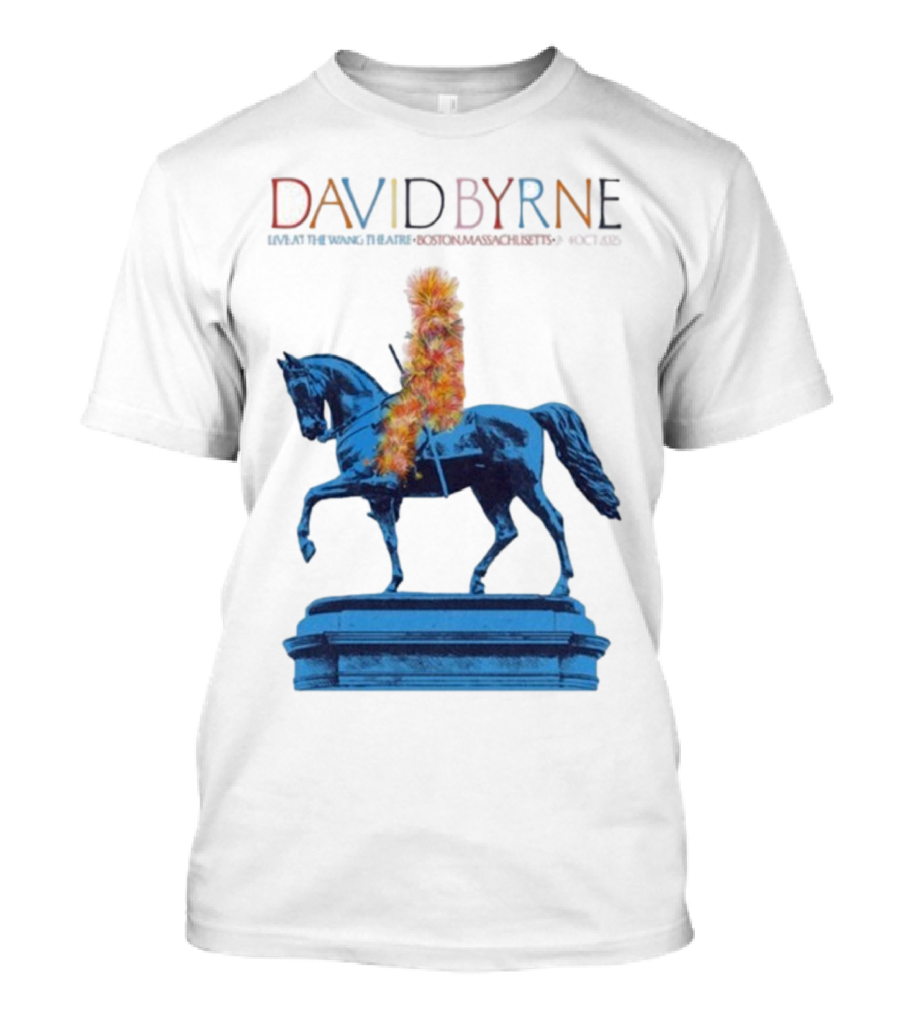 David Byrne Wang Theatre Boston MA Oct 2-4 2025 Tour T-Shirt