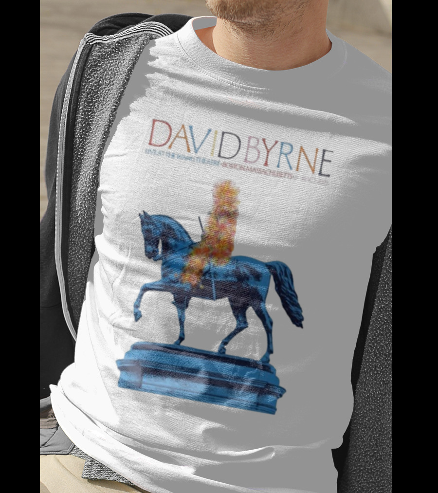 David Byrne Wang Theatre Boston MA Oct 2-4 2025 Tour T-Shirt