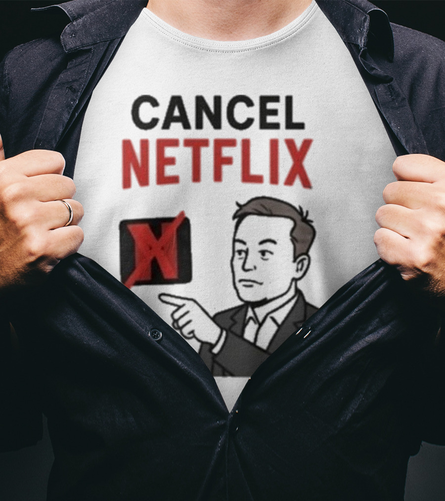 Cancel Netflix Elon Musk Meme Viral Support T-Shirt