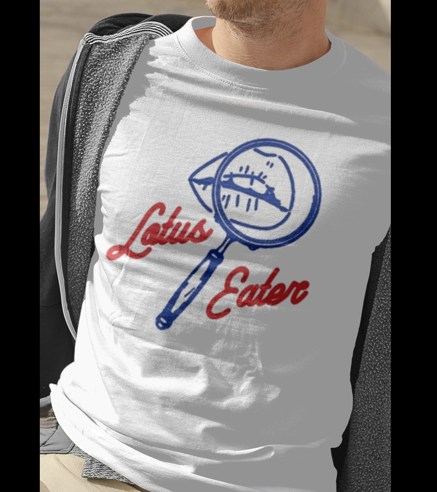 Lotus Eater Eye Magnifying Glass Logo T-Shirt