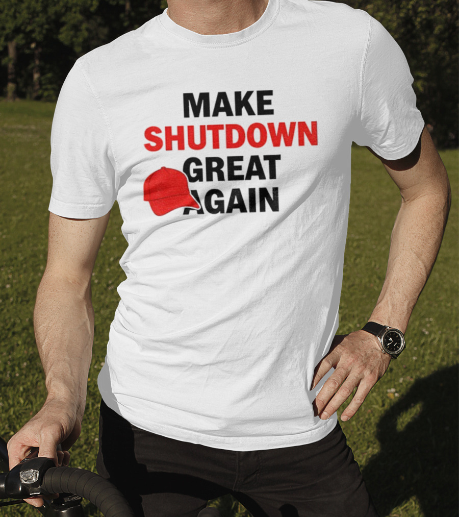 MAGA Make Shutdown Great Again Red Hat T-Shirt