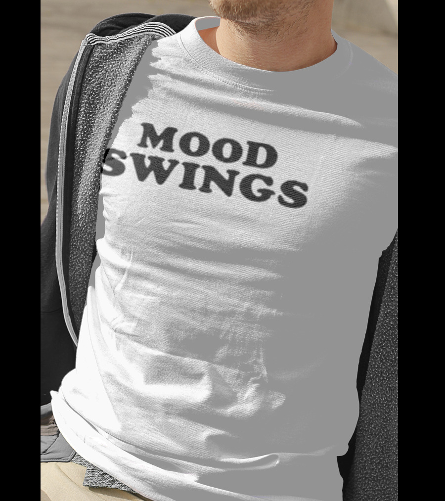 Henry Moodie Mood Swings Retro Style Lettering T-Shirt