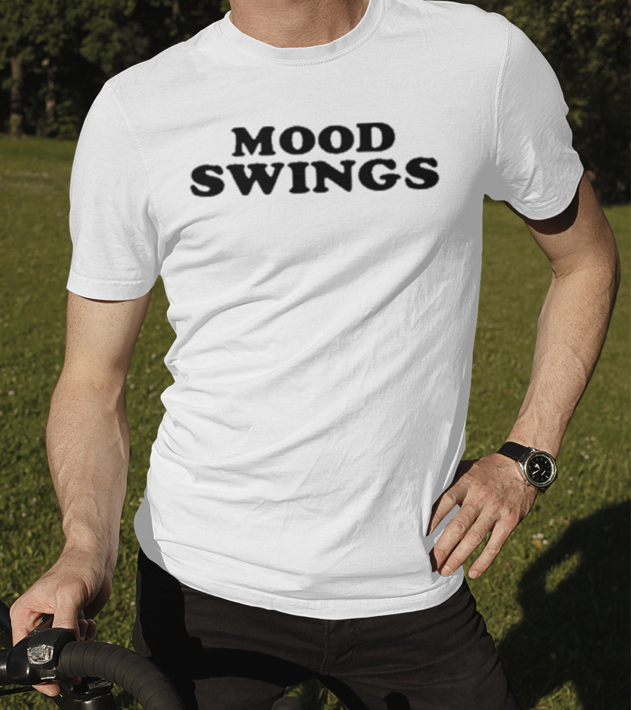 Henry Moodie Mood Swings Retro Style Lettering T-Shirt
