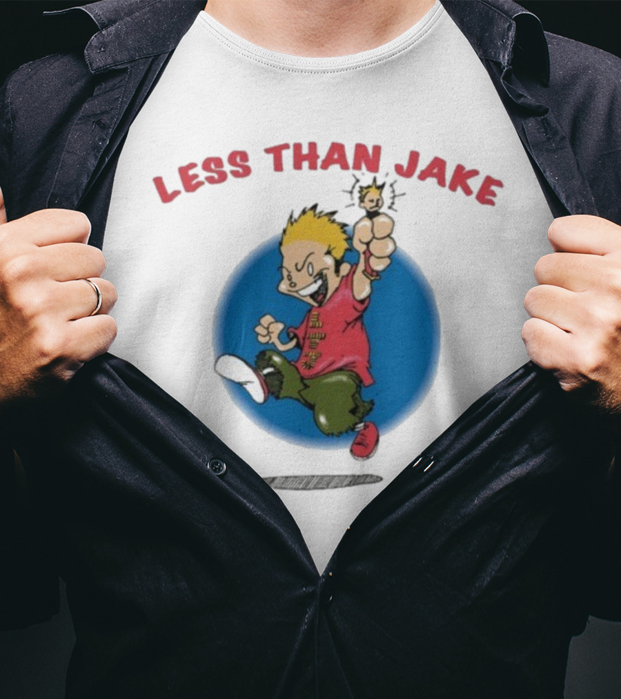 Less Than Jake Og Evo Punk Icon Character Rare Vintage Style T-Shirt