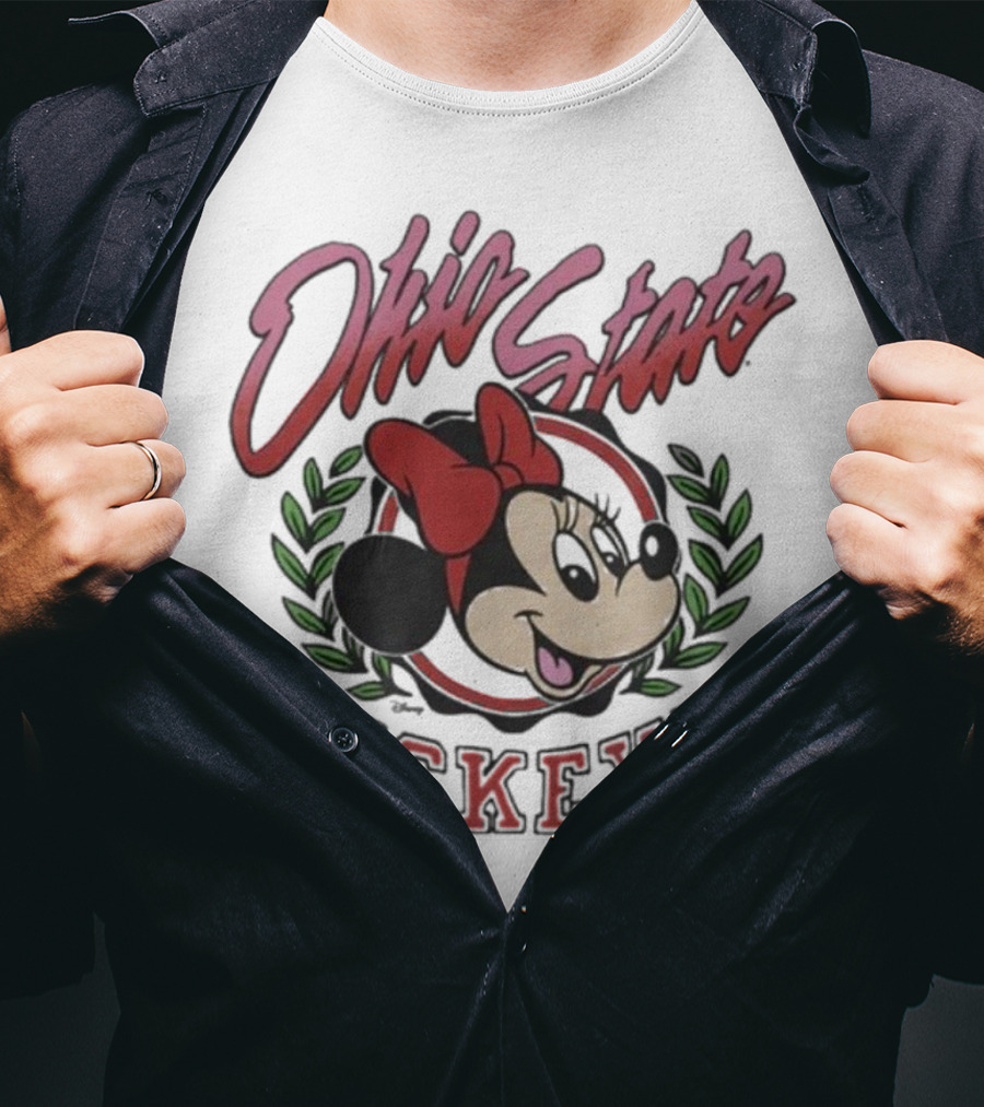 Ohio State Buckeyes Minnie Mouse Disney Collab T-Shirt