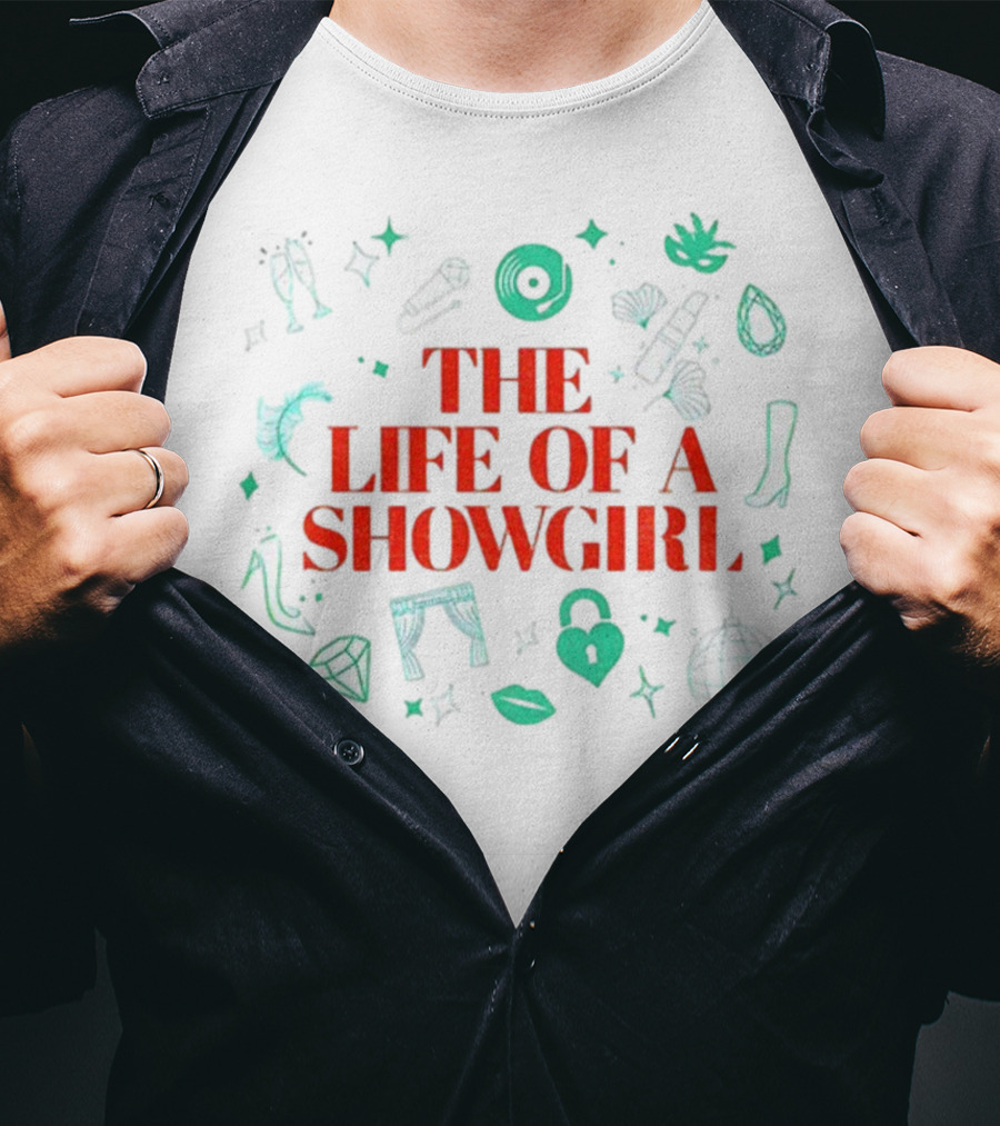 The Life Of A Showgirl Fashion Diva Accessories And Symbols T-Shirt
