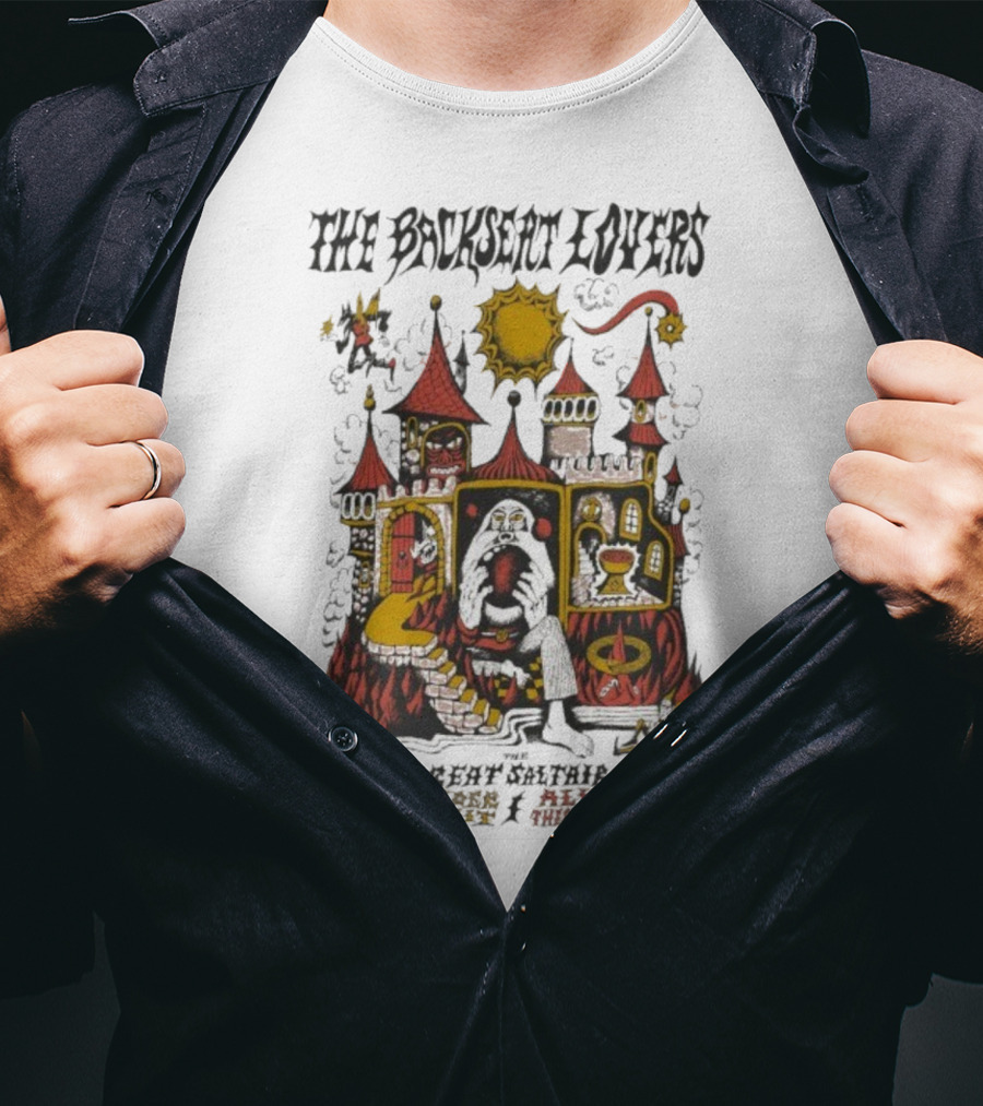 The Backseat Lovers Tour Unique Castle Artwork Oct 1 And 2 2025 T-Shirt