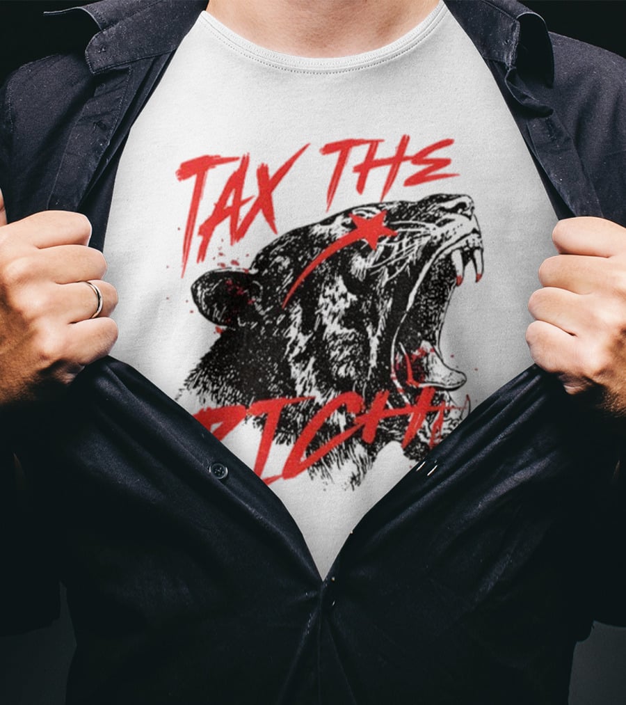 Tax The Rich Tiger Roar Anti Billionaire T-Shirt
