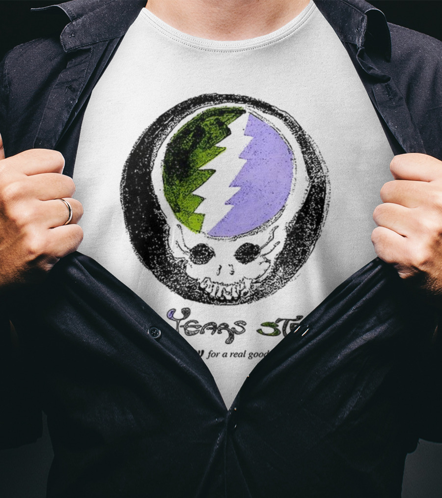 60 Years Strong Thank You For A Real Good Time Skull Halloween Sketch T-Shirt