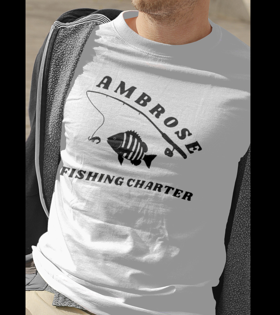 Ambrose Fishing Charter Fun Angling Adventure T-Shirt