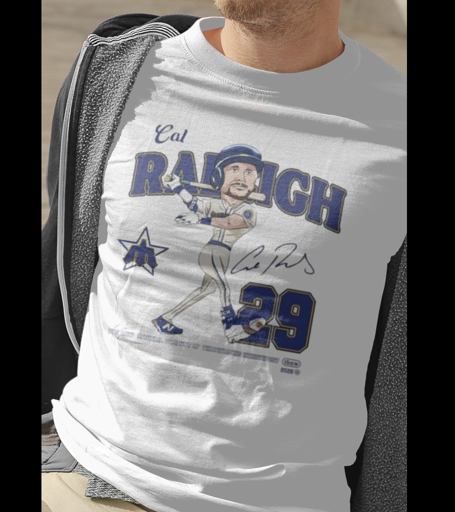 Cal Raleigh Seattle Mariners MVP Throwbacks Northwest Signature 2025 29 T-Shirt