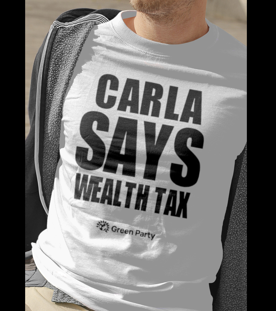 Carla Says Wealth Tax Initiative T-Shirt