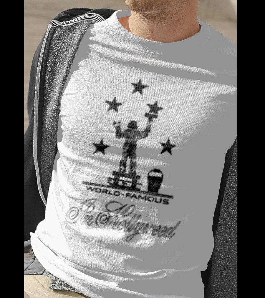 World Famous Anna Mills Hollywood Stars Silhouette Icon T-Shirt