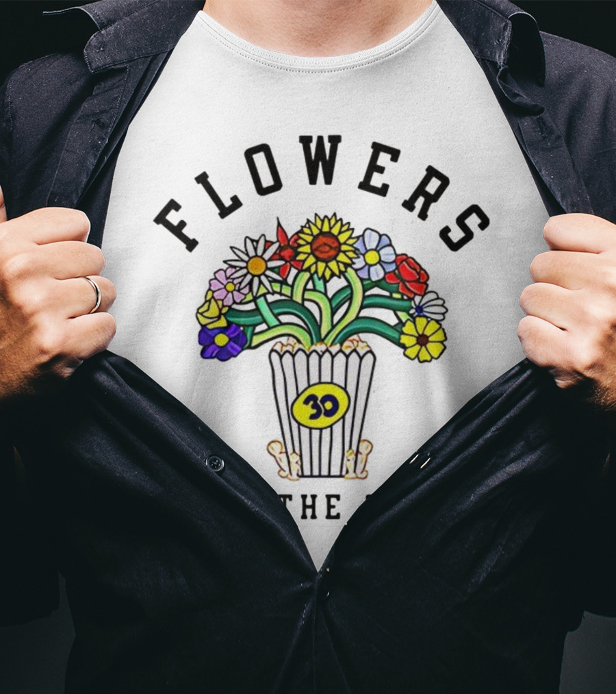 Flowers For The Chef 30 Popcorn Bouquet T-Shirt