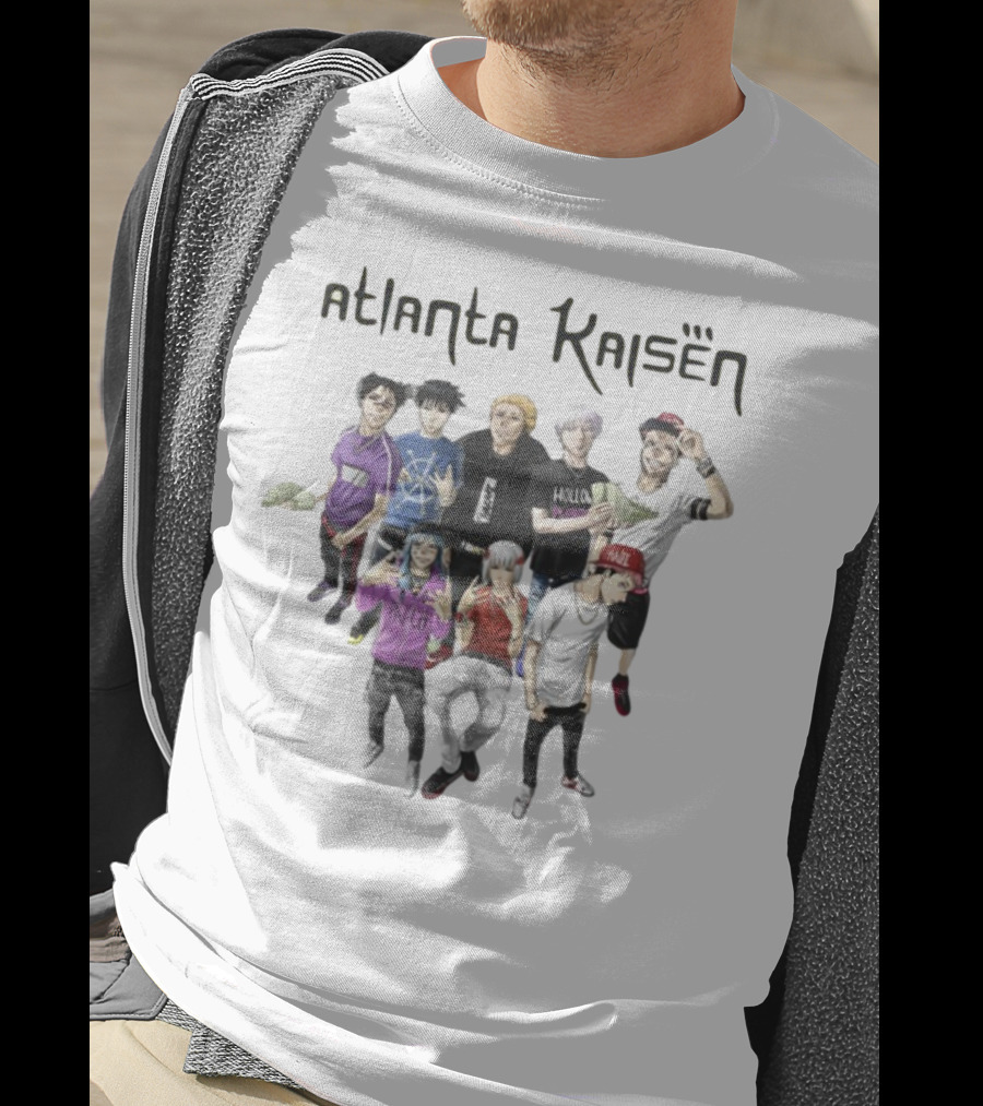 Goofyahhtees Atlanta Kaisen Anime Character Group With Fashion Styles T-Shirt