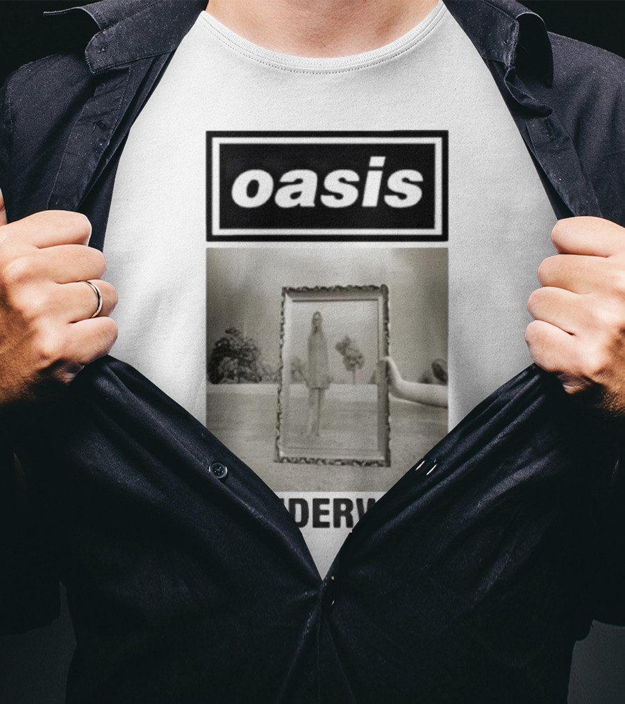 Oasis Wonderwall Single Oasisinet Visual T-Shirt