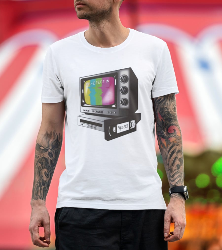 Sh-Eject Retro TV VHS Eject Design T-Shirt
