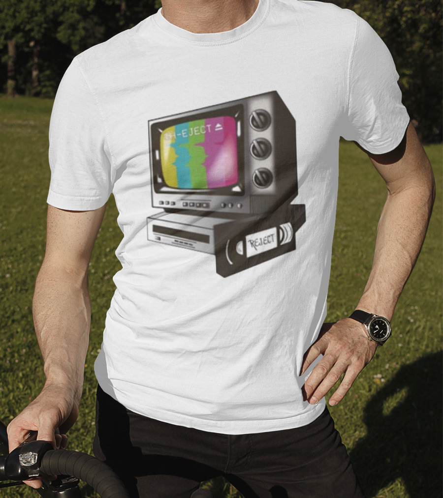Sh-Eject Retro TV VHS Eject Design T-Shirt